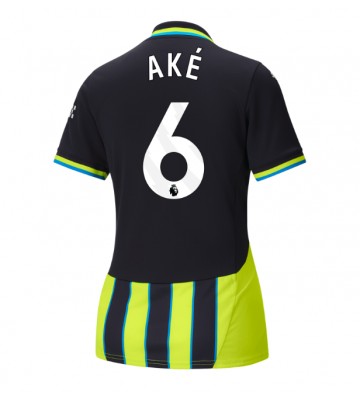 Manchester City Nathan Ake #6 Udebanetrøje Dame 2024-25 Kort ærmer